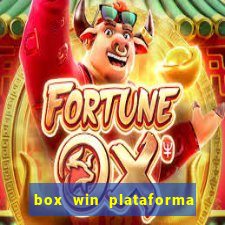 box win plataforma de jogos